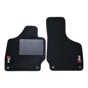 Set Tappetini Tappeti Auto per Audi TT (8J) 2006 2014, bordo nero e 2 ricami RS - Imagen 1 de 6