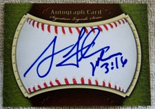Chicago White Sox Scott Fletcher Signed Autograph Card