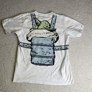 UNIQLO Star Wars Yoda T-Shirt Adult Small White Nigo UT Master of Graphics BAPE - Picture 1 of 12