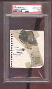 Juan Marichal Signed Autographed Autograph Auto PSA PSA/DNA COA Baseball Cut - Picture 1 of 2