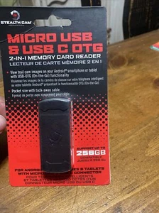 Lecteur de carte mémoire micro USB OTG caméra furtive STC-SDCRAND appareils Android 256 Go - Photo 1 sur 3