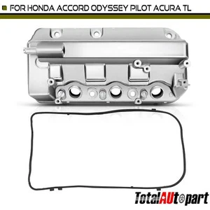 Engine Valve Cover w/ Gasket for Honda Accord 2008-2012 Acura TL 2009-2014 Rear - Picture 1 of 8