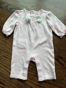 Baby Girl's JANIE & JACK Size 0-3 Months Light Pink One-Piece
