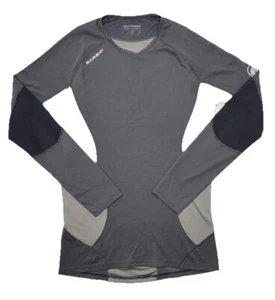 Mammut Alpine Thermo Shirt Women’s Size Medium Grey Base Layer Longsleeve - Picture 1 of 13