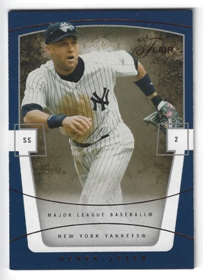 2004 Flair #59 Derek Jeter New York Yankees - Image 1 of 2