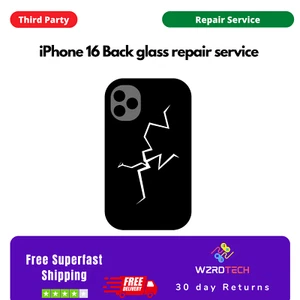 iPhone 16 Back Glass Repair Service - Cracked Rear Replace - Fast service - Picture 1 of 2