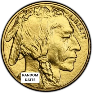 1 oz American Gold Buffalo $50 Gold Coin - Random Date #A571 - Picture 1 of 2