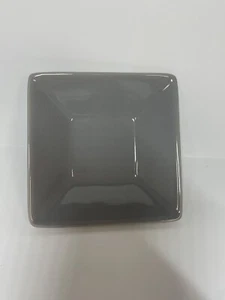 10 Strawberry Street Square Sauce Dishes Gray Ceramic 4.75” Set of 4 - Picture 1 of 7