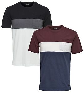 Only & Sons New Men's Contrast Anatolie Stripe Mono Fashion Cotton T-shirt Top