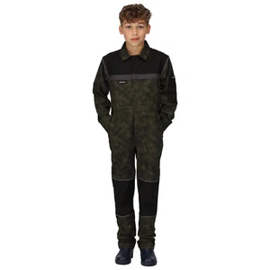 Kids Overalls Boys Girls Childrens Coverall Boiler Suit Farmer Regatta Studded - Picture 1 of 12
