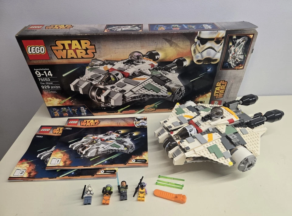 Mini figos LEGO Star Wars: The Ghost 75053 manuais completos caixa - Imagem 1 de 4