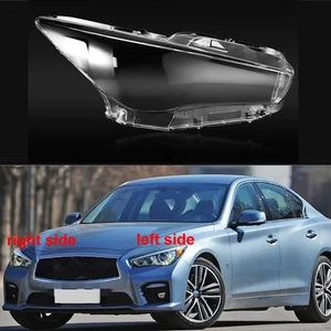 Right Side Headlight Headlamp Lens Cover Clear Fits Infiniti Q50 Sedan 2014-21 - Picture 1 of 8