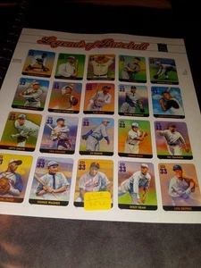 Us Stamp Sheet 3408 Legends Of Baseball - Picture 1 of 1