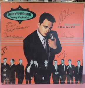 Autographed Johnny Favourite Swing Orchestra Holiday Romance 1998 Store Display - Picture 1 of 6