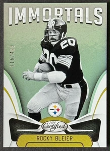 ROCKY BLEIER  2018 Panini Certified Immortals #125 PITTSBURGH STEELERS #216/499 - Picture 1 of 3