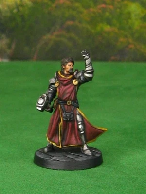 PAINTED WILDSPIRE MINIATURES 28MM PATHFINDER D&D DUNGEONS & DRAGONS HUMAN CLERIC - Image 1 of 4