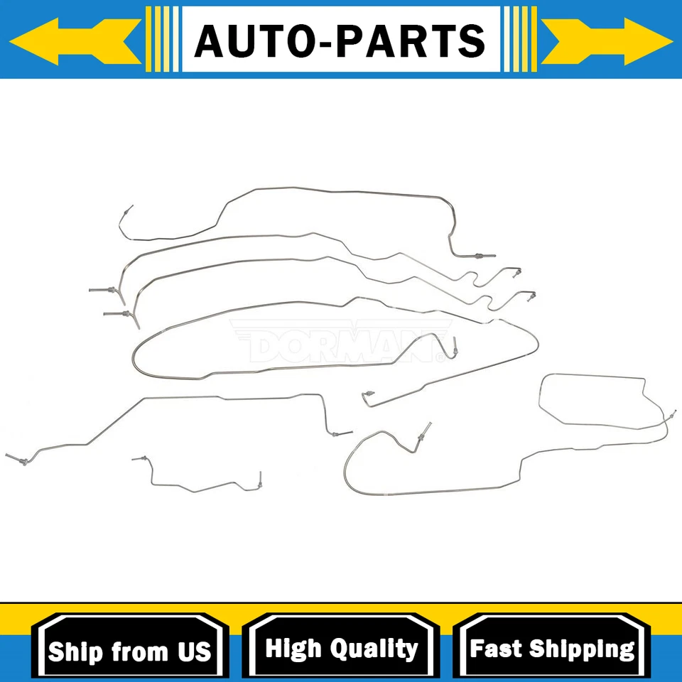 Dorman Para 2001-2002 GMC SIERRA 2500 HD Kit de Línea Hidráulica de Freno Acero Inoxidable Foto 1 de 4