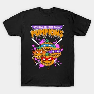 Camiseta Horror Teenage Mutant Ninja Turtle Pumpkins - Imagen 1 de 3