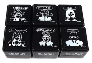Set of 6 stamps "Final Fantasy VII Remake x SQUARE ENIX CAFE x ARTNIA" - Picture 1 of 1