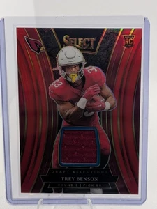2024 Panini Select - Draft Selection Memorabilia Trey Benson #DSM-TBN Red Prizm - Picture 1 of 2