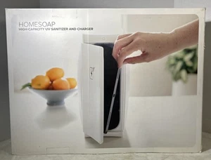 HomeSoap High Capacity UV Sanitizer & Charger White NEW SEALED PhoneSoap - Photo 1 sur 8