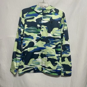 Under Armor Camaflouge(Blue, Green ,Navy..etc.) w/Hoodie, Size Youth Large. - Picture 1 of 8