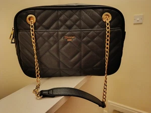 Dune Quilted Navy Hand Bag - Picture 1 of 2