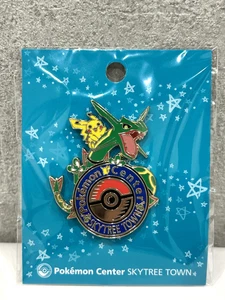 NUEVO Pokemon Center SKYTREE TOWN Limited Pikachu Rayquaza Logo Pin insignia Japón - Imagen 1 de 4