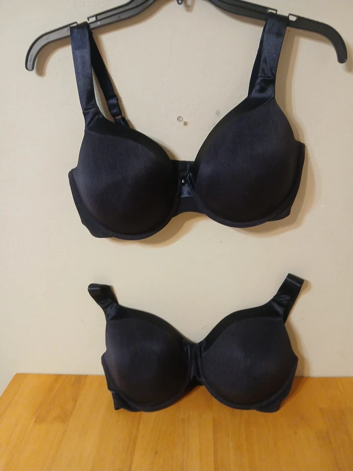 Juego de 2 sujetadores Vanity Fair 38DD negros Foto 1 de 4