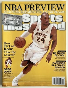 Kobe Bryant Sports Illustrated Magazine 10/27/2008 - Newsstand - No Label CGC ? - Picture 1 of 11
