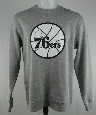 Philadelphia 76ers NBA Men's Gray Pullover Sweater Cover