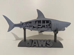Kiefer 3D Resin gedruckt Bruce der mechanische Hai Modell - Kiefer 1975 - Bild 1 von 5