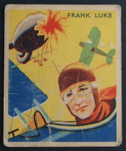 1933 National Chicle Sky Birds Frank Luke #12 R136