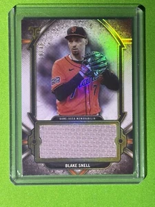 2024 Topps Triple Threads Blake Snell Jumbo Relic 18/48 Giants - Bild 1 von 2