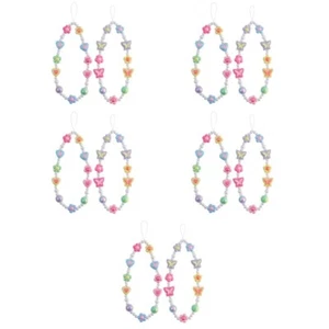 Set of 5 Mobile Phone Pendant Beaded Chain Girl Cellphone Lanyard Charm Strap - Zdjęcie 1 z 12