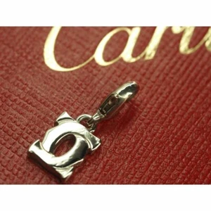 Near MINT! Cartier Charm baby 2C White Gold 750WG P020 EB5006 From Japan 202408R - Picture 1 of 5