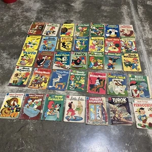 35 cómics antiguos de Dell de colección en varios estados - revendedor/coleccionista - Imagen 1 de 14