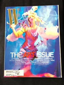 W Magazine Fashion Magazine Nov 2006. Freja Beha Erichsen Cover The Art Issue - Picture 1 of 3