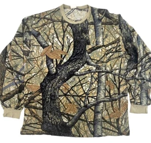 Vtg Ideal Camo Pocket T Shirt 2XL Tee Hunting Single Stitch Camouflage USA-Made - Picture 1 of 10