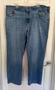 Duluth Ballroom Double Flex Relaxed Fit Medium Wash Jeans Men's 42 X 30 - Picture 1 of 11