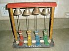 Vintage Playskool Wooden Musical Bell Ringing Toy