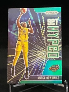 2021 Panini Prizm Get Hyped Green #4 Nneka Ogwumike Los Angeles Sparks - Picture 1 of 2