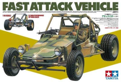 Tamiya RC 58496 1:10 Fast Attack Vehicle (2011) Model Assembly Kit - Re-Release - Image 1 of 4
