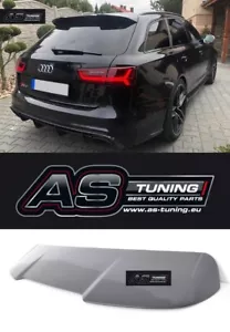 SPOILER/SPOILER TETTO RS look adatto per AUDI A6 C7 4G AVANT + colla - Foto 1 di 4