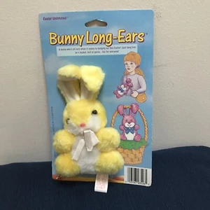 Vintage Easter Unlimited BUNNY LONG EARS 8 1/2" Can Hang From Basket NEW - Picture 1 of 3