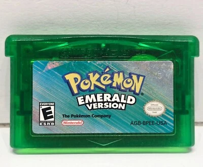 GBA - Pokemon Emerald - Genuine USA version Nintendo Game Boy Advance Gameboy - Image 1 of 4