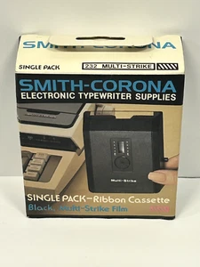 Vintage Electric Typewriter Smith Corona Single 232 Multi-strike Black Vintage - Picture 1 of 3