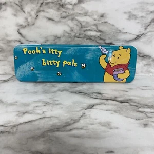 NUEVO ESTUCHE PARA LÁPICES WINNIE THE POOH AZUL HOJALATA - Imagen 1 de 2