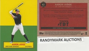 Aaron Judge NEW YORK YANKEES TOPPS 2019 THROWBACK 1964 STAND-UP TBT 62 SP 813 - Picture 1 of 2