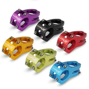 Vástago de barra corta para bicicleta de aleación de aluminio MTB varilla de manillar de bicicleta de montaña 25,4/31,8 * 45 mm - Imagen 1 de 18